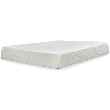 10 Inch Chime Memory Foam White Twin Mattress In A Box - Ella Furniture