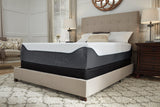 14 Inch Chime Elite White/blue King Memory Foam Mattress In A Box - Ella Furniture