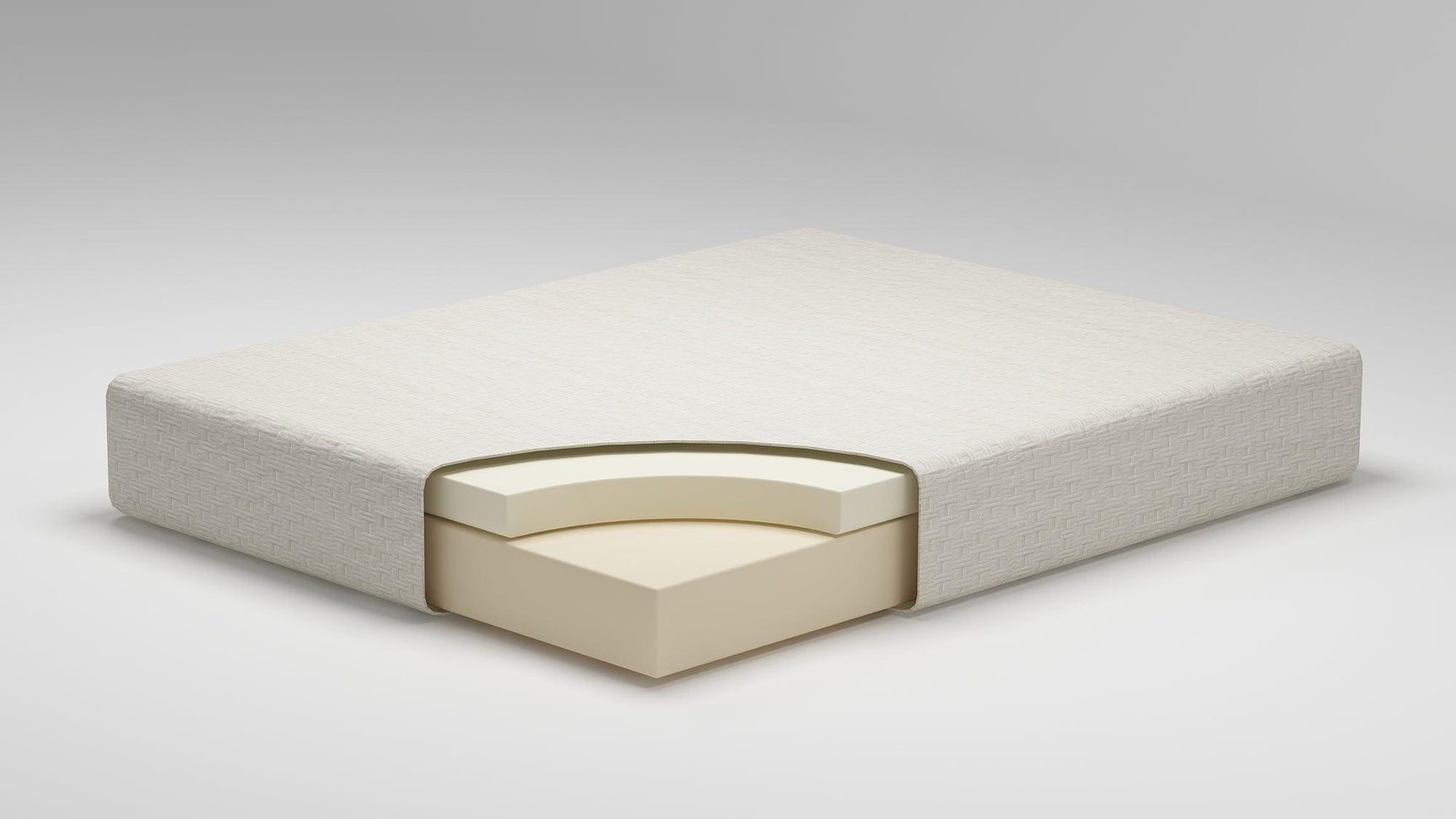 Chime 8 Inch Memory Foam White Full Mattress In A Box - Ella Furniture