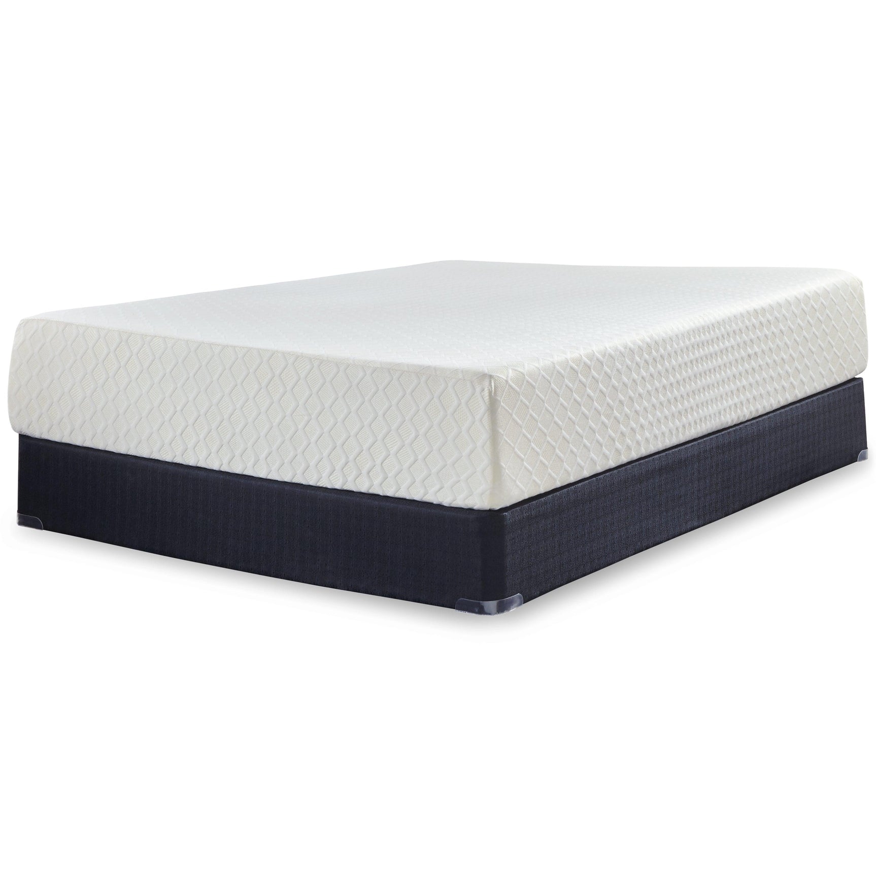 Chime 12 Inch Memory Foam White Twin Mattress In A Box - Ella Furniture