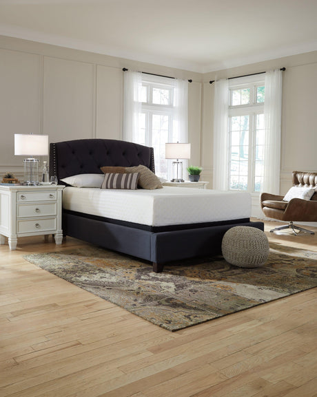 Chime 12 Inch Memory Foam White Queen Mattress in a box