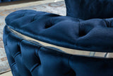 Scarlett Blue Velvet Sofa & Loveseat - Ella Furniture