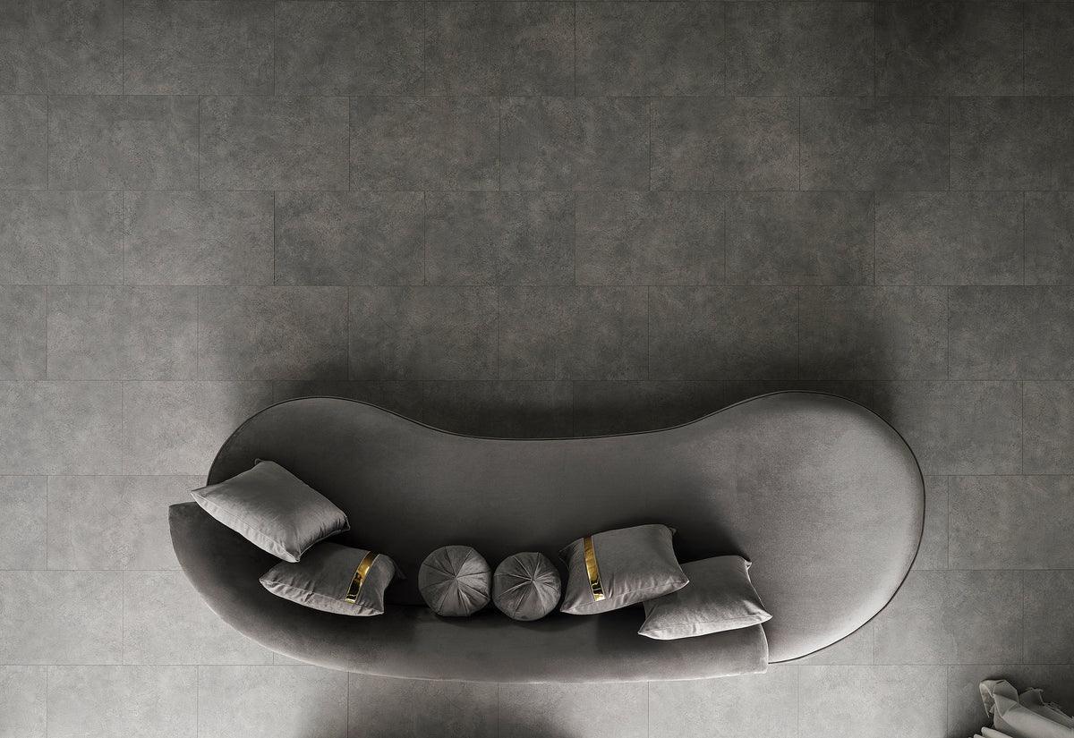 Sophia Gray Velvet Chaise Lounge - Ella Furniture