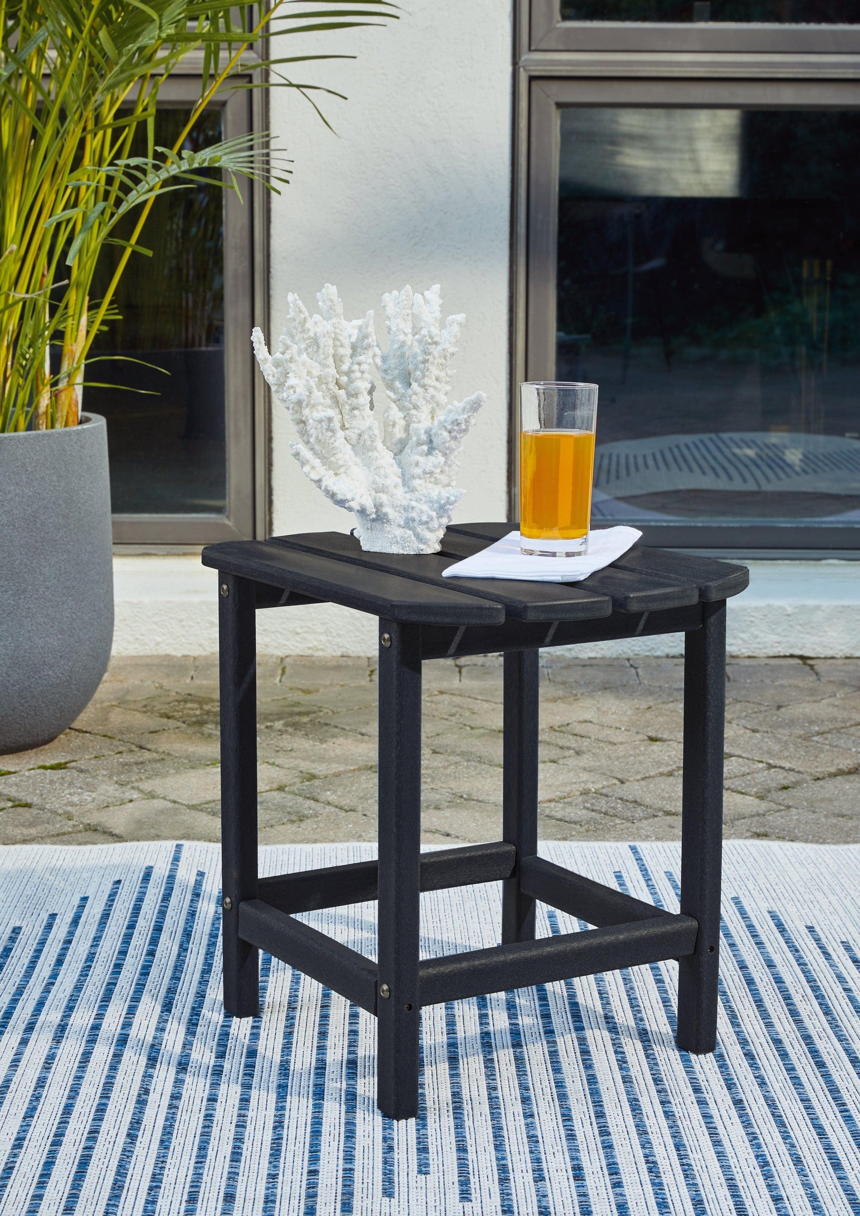 Sundown Treasure Black End Table - Ella Furniture