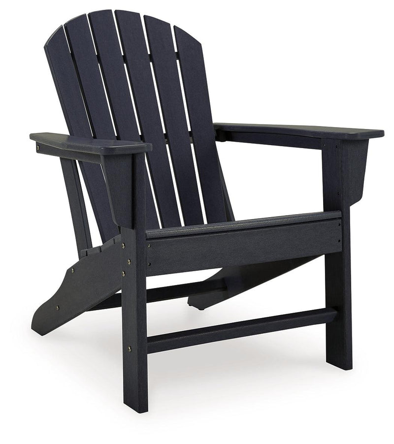 Sundown Treasure Black Adirondack Chair - Ella Furniture