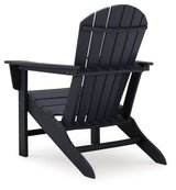 Sundown Treasure Black Adirondack Chair - Ella Furniture