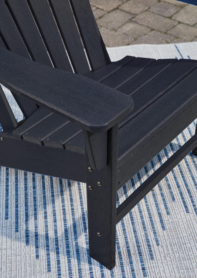 Sundown Treasure Black Adirondack Chair - Ella Furniture