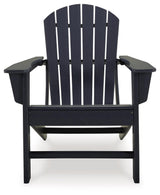 Sundown Treasure Black Adirondack Chair - Ella Furniture