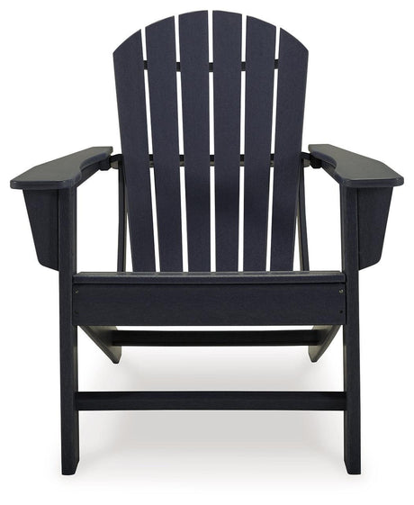 Sundown Treasure Black Adirondack Chair - Ella Furniture
