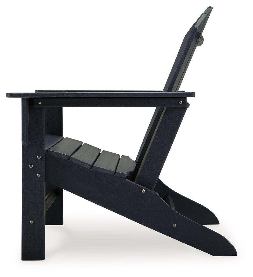 Sundown Treasure Black Adirondack Chair - Ella Furniture