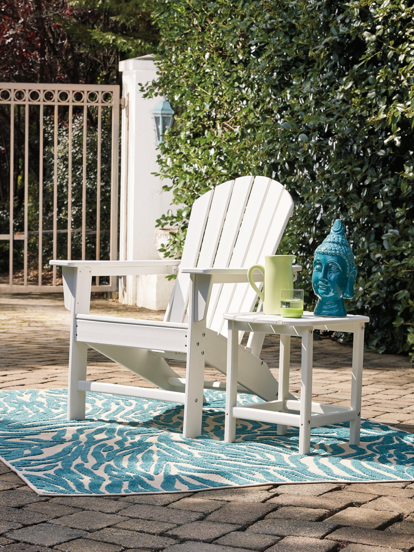 Sundown Treasure White Adirondack Chair - Ella Furniture