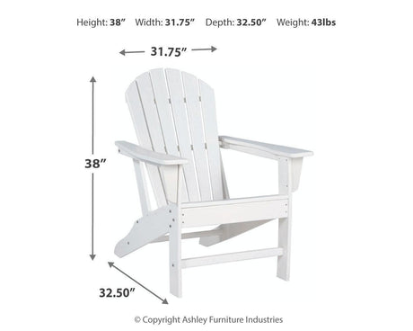 Sundown Treasure Driftwood Adirondack Chair - Ella Furniture