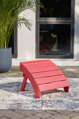 Sundown Treasure Red Ottoman - Ella Furniture