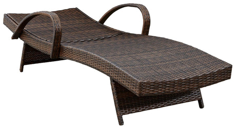 Kantana Brown Chaise Lounge (Set Of 2) - Ella Furniture