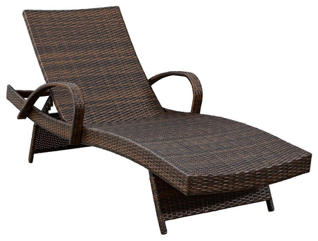 Kantana Brown Chaise Lounge (Set Of 2) - Ella Furniture