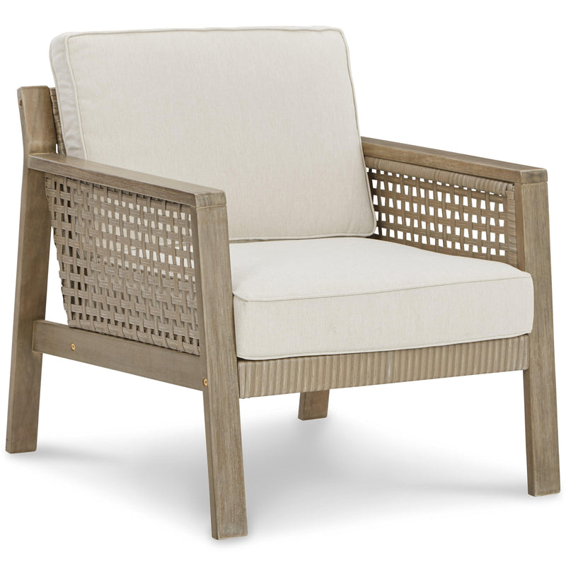 Barn Brown Cove Outdoor Loveseat With 2 Lounge Chairs - Ella Furniture