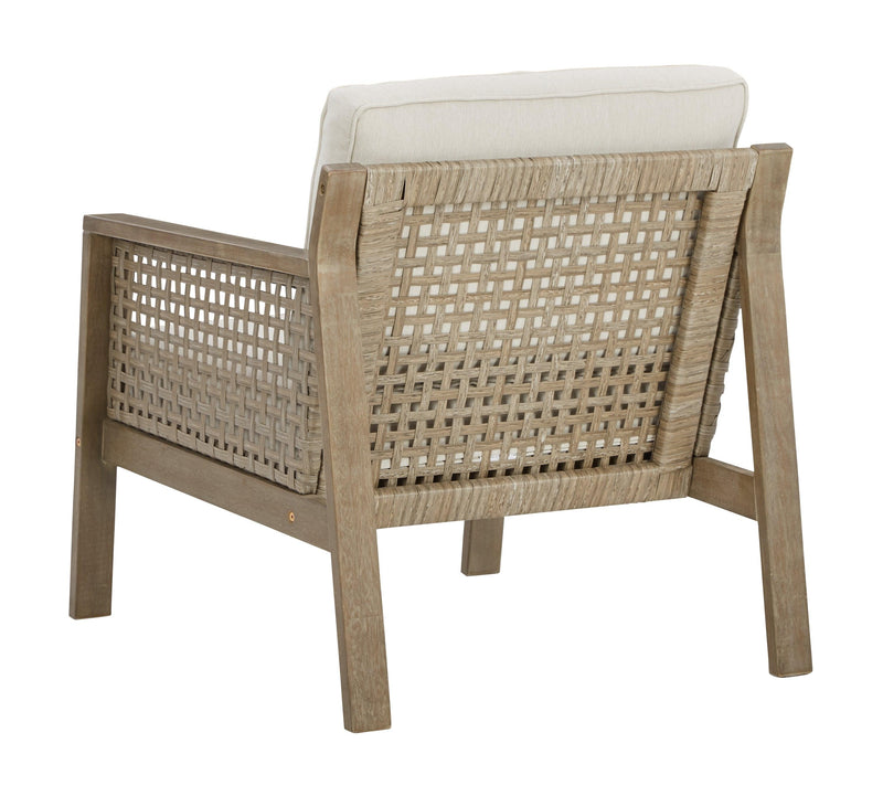 Barn Cove Brown Lounge Chair With Cushion (Set Of 2) - Ella Furniture