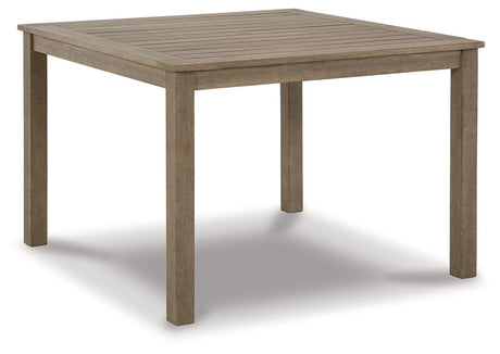 Aria Plains Brown Outdoor Dining Table - Ella Furniture