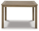 Aria Plains Brown Outdoor Dining Table - Ella Furniture