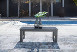 Amora Charcoal Gray Outdoor Coffee Table - Ella Furniture