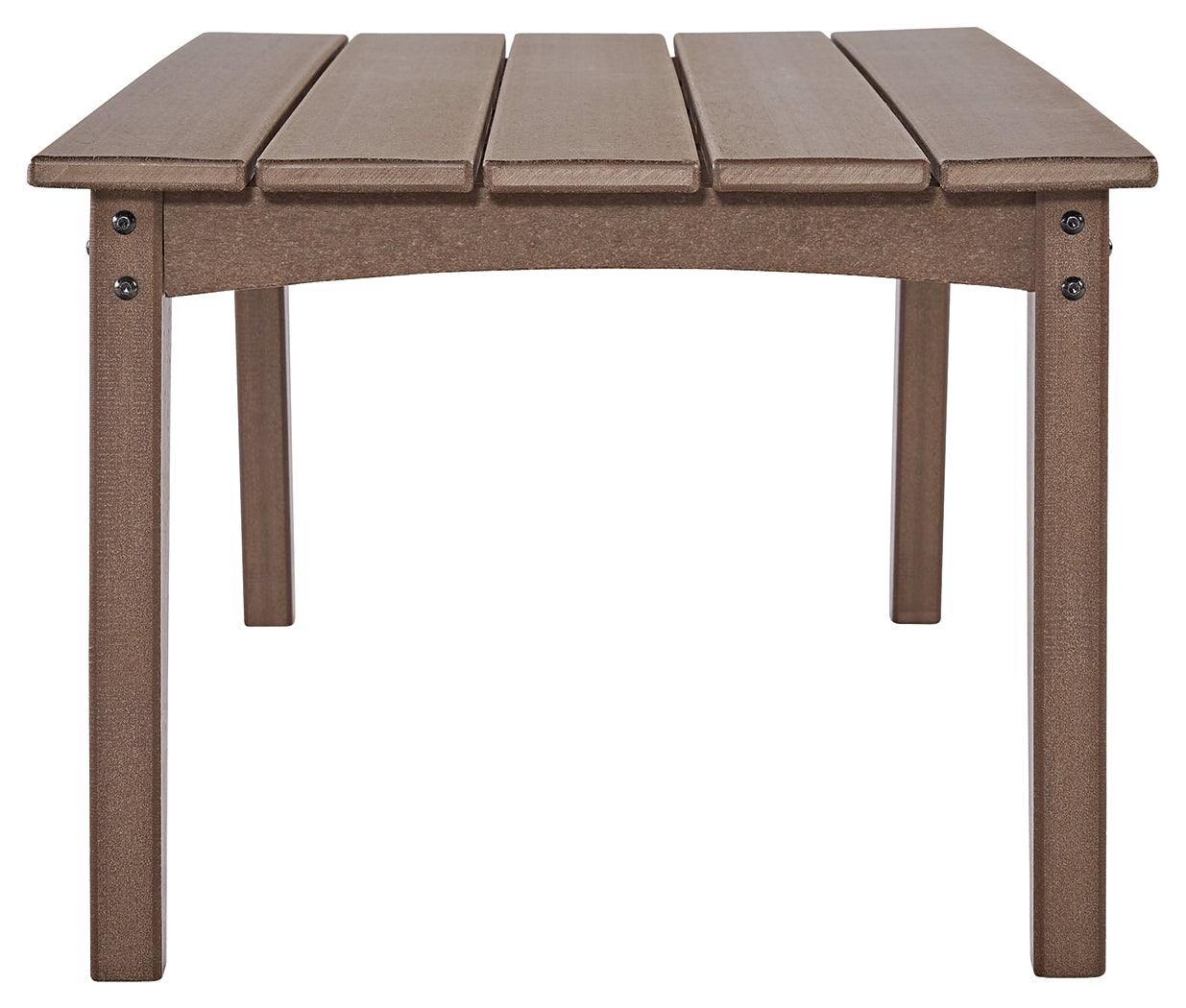 Emmeline Brown Outdoor Coffee Table - Ella Furniture