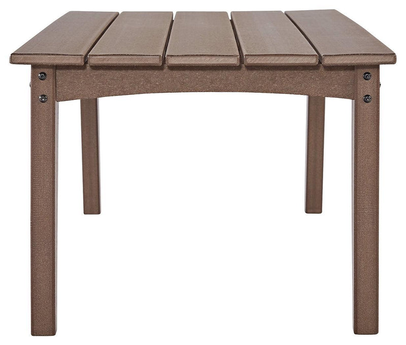 Emmeline Brown Outdoor Coffee Table