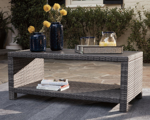 Salem Beach Gray Coffee Table - Ella Furniture