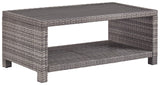 Salem Beach Gray Coffee Table - Ella Furniture