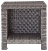 Salem Beach Gray End Table - Ella Furniture