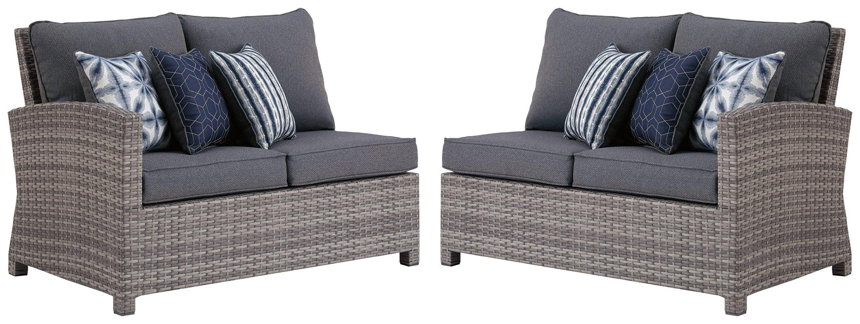 Salem Beach Gray Left-arm Facing Loveseat/right-arm Facing Loveseat - Ella Furniture