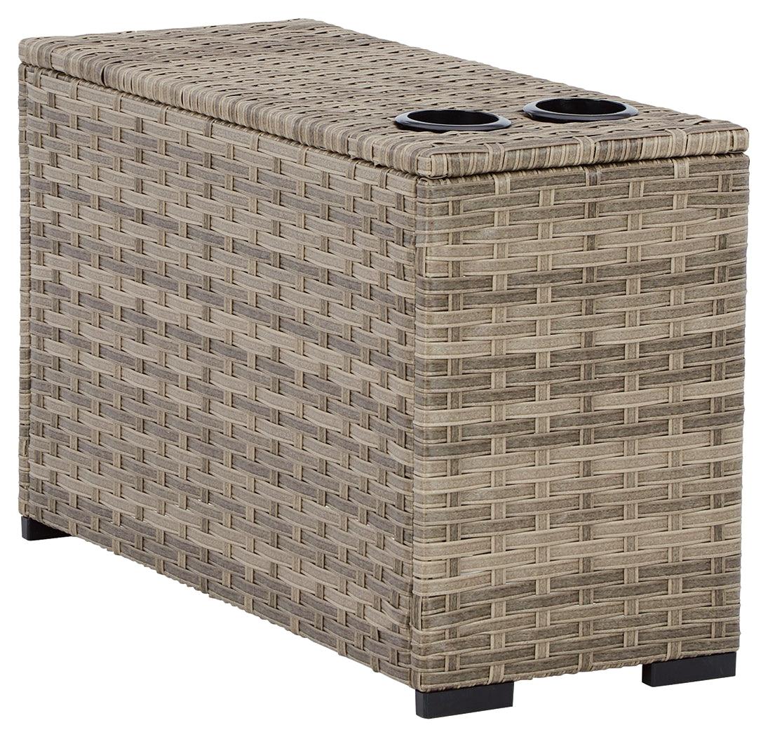 Calworth Beige Outdoor Console - Ella Furniture