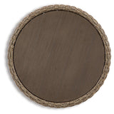 Danson Beige Outdoor End Table - Ella Furniture