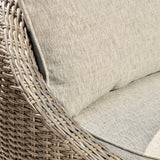 Danson Beige Swivel Lounge With Cushion (Set Of 2) - Ella Furniture