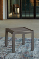 Tropicava Taupe Outdoor End Table - Ella Furniture