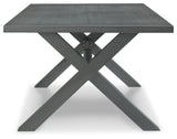 Elite Park Gray Outdoor Dining Table - Ella Furniture