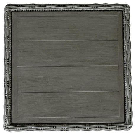 Elite Park Gray Outdoor End Table - Ella Furniture