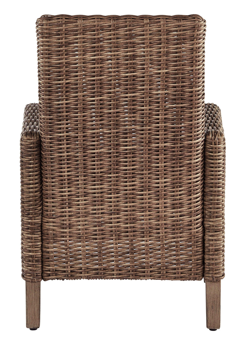 Beachcroft Beige Arm Chair With Cushion (Set Of 2) - Ella Furniture