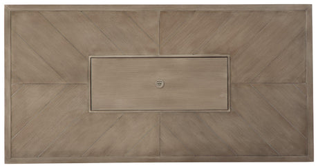 Beachcroft Beige Fire Pit Table - Ella Furniture