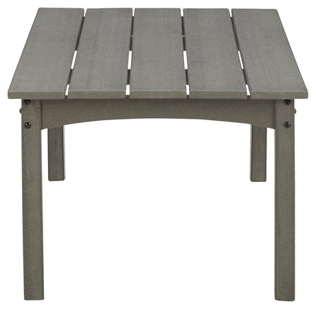 Visola Gray Outdoor Coffee Table - Ella Furniture