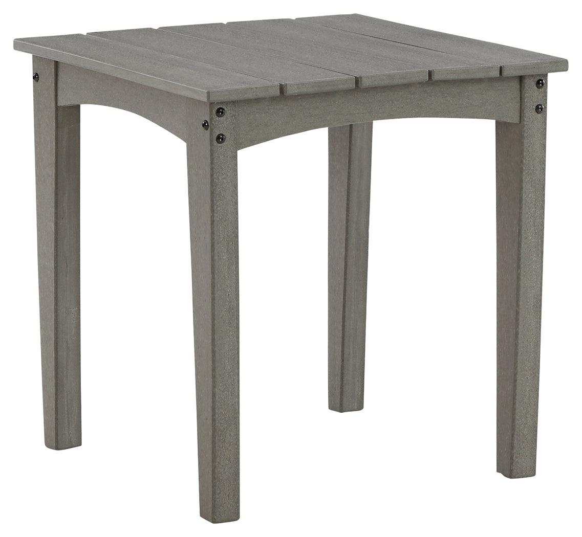 Visola Gray Outdoor End Table - Ella Furniture