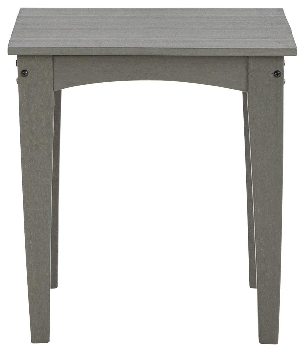 Visola Gray Outdoor End Table - Ella Furniture