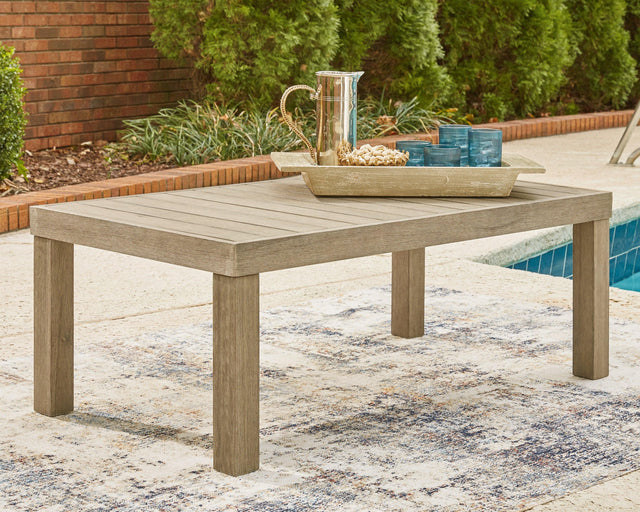 Silo Point Brown Outdoor Coffee Table - Ella Furniture
