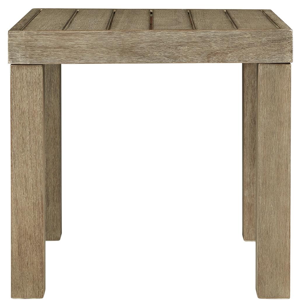 Silo Point Brown Outdoor End Table - Ella Furniture