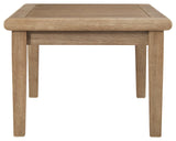 Gerianne Grayish Brown Coffee Table - Ella Furniture