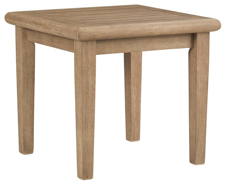 Gerianne Grayish Brown End Table - Ella Furniture