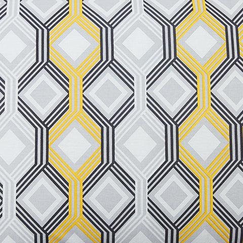 Mato Gray/yellow/white 3-Piece Queen Comforter Set - Ella Furniture