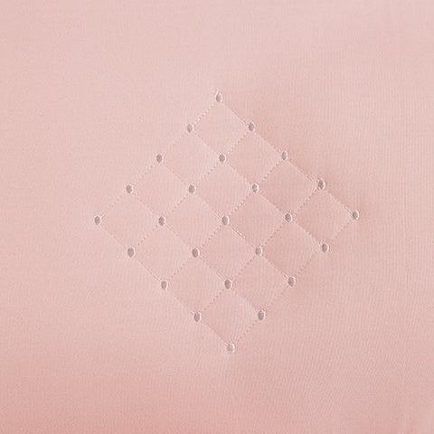Lexann Pink/white/gray Full Comforter Set