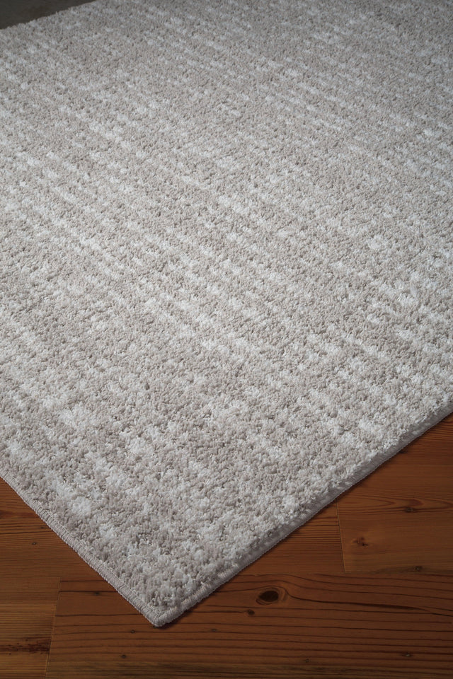 Norris Taupe/white 5' X 7' Rug - Ella Furniture