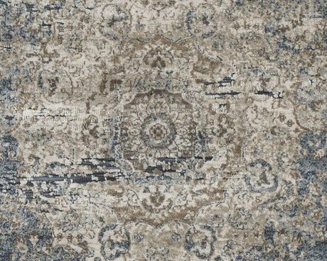 South Blue/beige 8' X 10' Rug - Ella Furniture