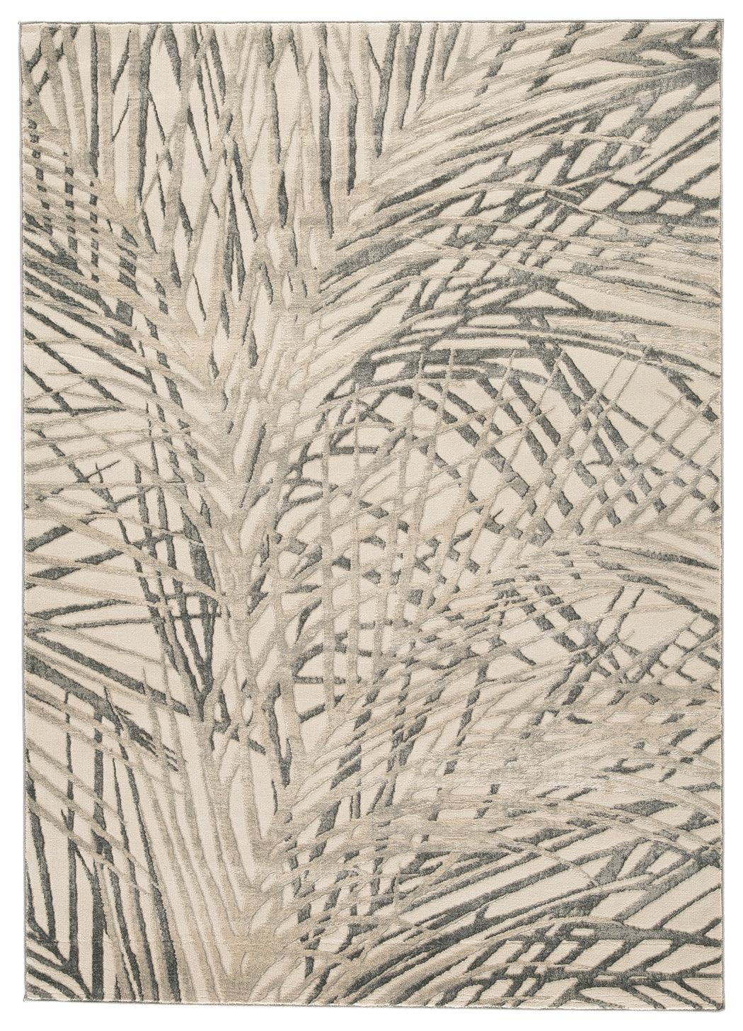 Hayesford Cream/gray 5'3" X 7'3" Rug - Ella Furniture